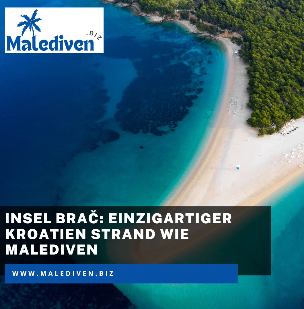 Insel Brač einzigartiger Kroatien Strand wie Malediven