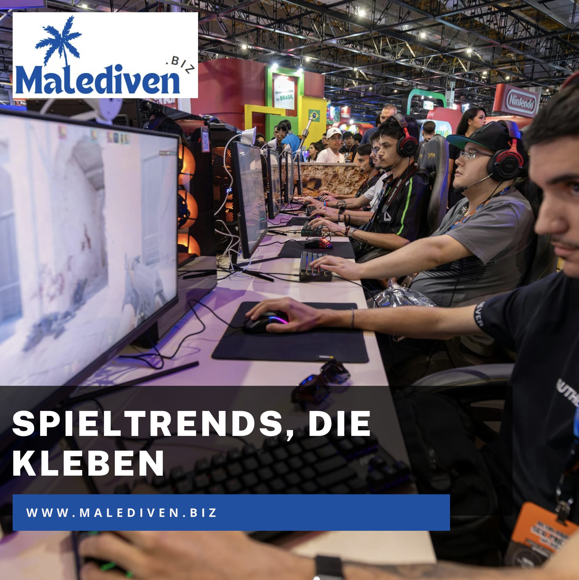 Spieltrends, die kleben Gamescom