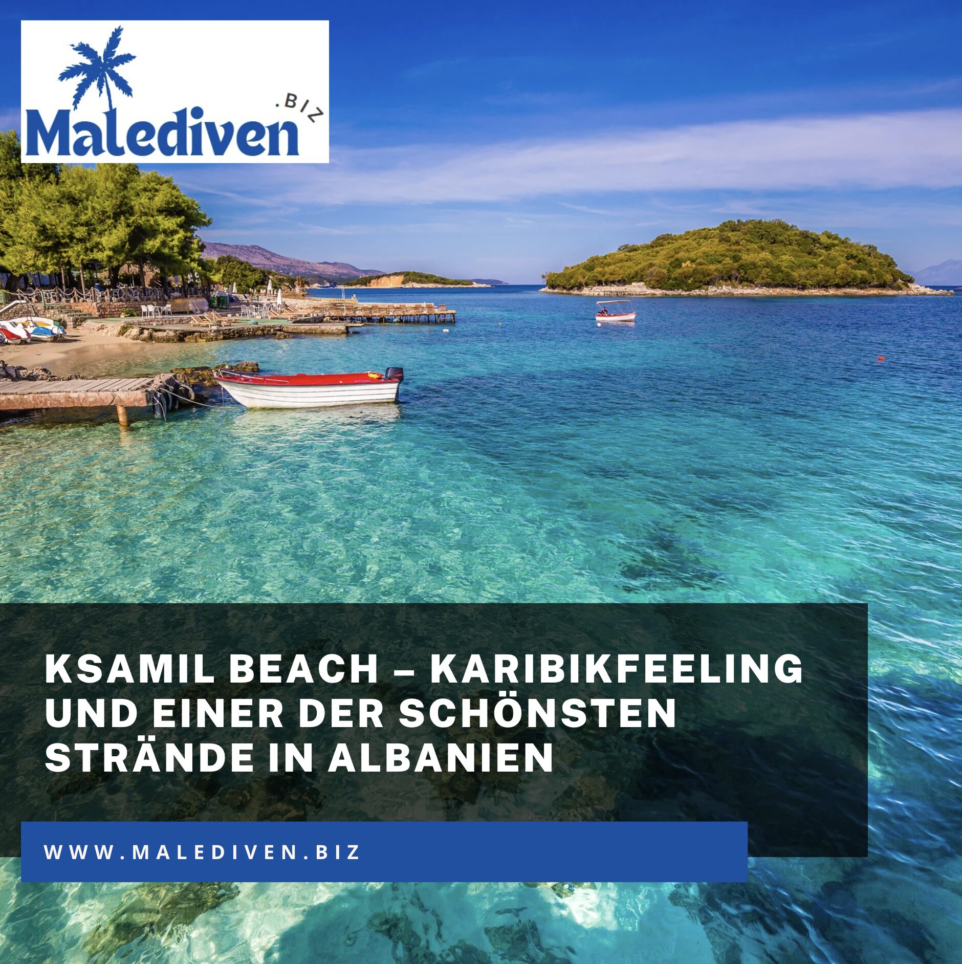 Ksamil Beach – Karibikfeeling und einer der schönsten Strände in Albanien Ksamil Beach – Karibikfeeling und einer der schönsten Strände in Albanien