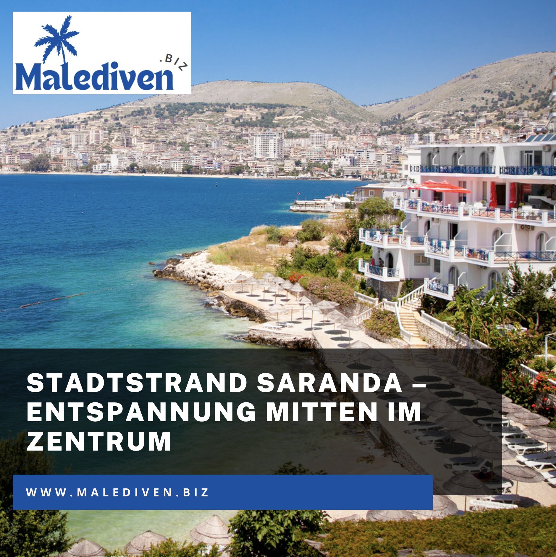 Stadtstrand Saranda – Entspannung mitten im Zentrum Stadtstrand Saranda – Entspannung mitten im Zentrum